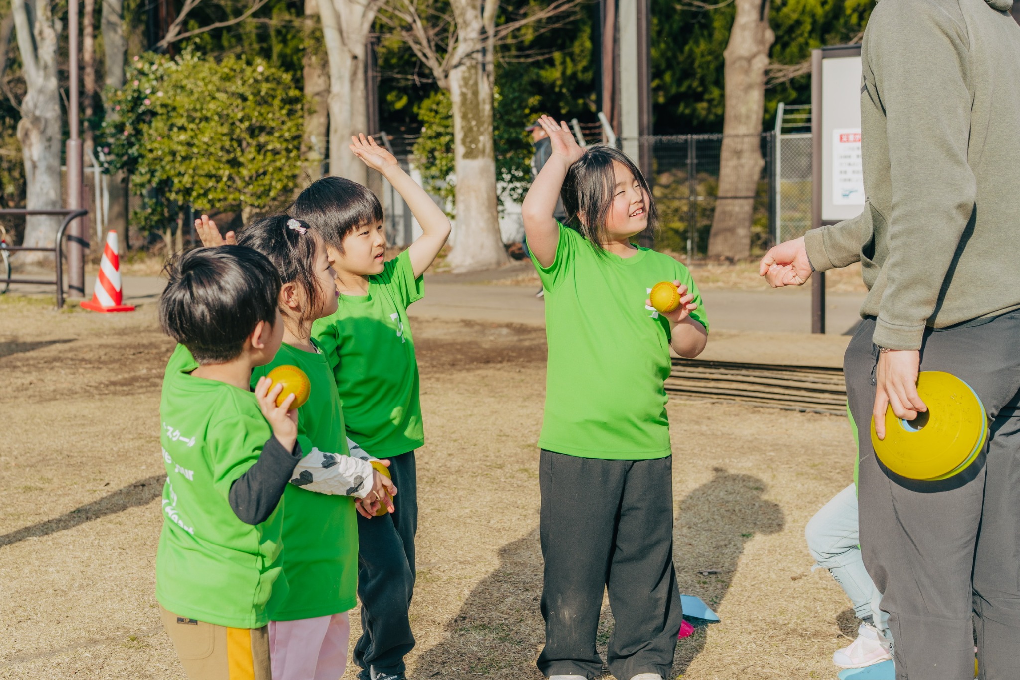 TUTsで運動を楽しむ子どもたち